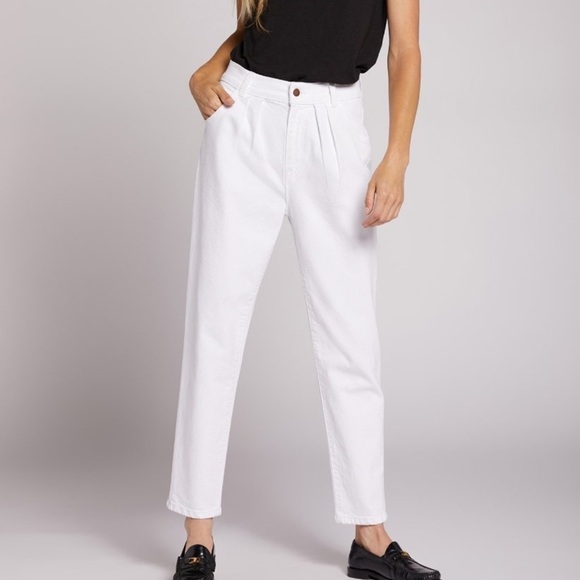 New! Current/Elliott Arroyo Jean Straight‎ Leg White 23 - Picture 1 of 10
